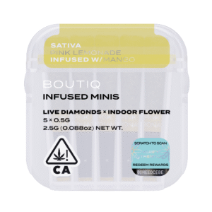 Boutiq Infused Minis Pre Rolls Pink Lemonade and Mango